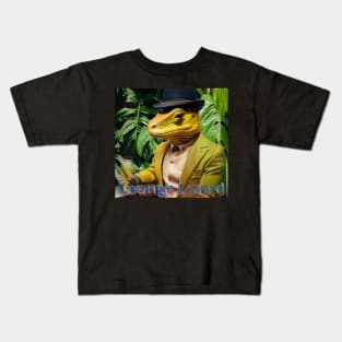 Lounge Lizard jungle Kids T-Shirt